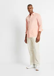Pantalon jogger droit en lin mélangé, loose, bonprix