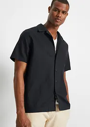 Chemise manches courtes avec lin, Loose Fit, bonprix