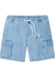 Short en jean taille extensible, Loose Fit, John Baner JEANSWEAR