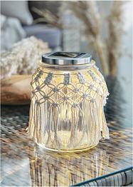 Éclairage déco solaire avec macramé, bpc living bonprix collection