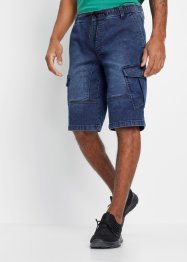 Bermuda jean-jogging avec poches cargo, Regular Fit, RAINBOW
