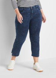 Jean straight, taille moyenne, cropped, extensible, John Baner JEANSWEAR