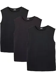 Lot de 3 débardeurs regular fit, bonprix