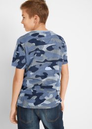 T-shirt garçon à imprimé camouflage en coton, bpc bonprix collection