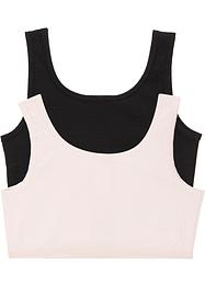 Lot de 2 brassières fille, bpc bonprix collection