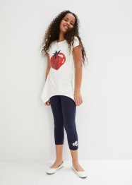 T-shirt long et legging 3/4 fille (Ens. 2 pces.), bpc bonprix collection