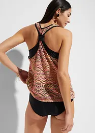 Tankini avec dentelle extensible (ens. 2 pces), bonprix