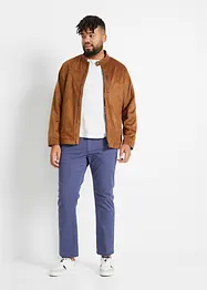 Pantalon chino droit extensible Regular, coupe ventre confort avec ceinture, bonprix