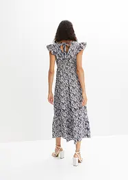 Robe midi à manches papillon, bonprix