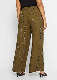 Pantalon palazzo à imprimé batik, bonprix