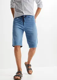 Bermuda confortable en jean et molleton, Regular, bonprix