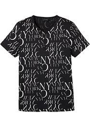 T-shirt col Henley, Slim Fit, RAINBOW