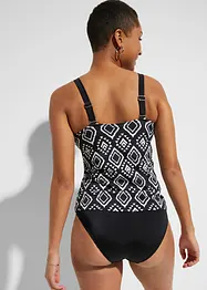 Tankini (ens. 2 pces) avec poches pour prothèses en polyamide, RAINBOW