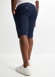 Bermuda chino avec lin majoritaire et cordon, Regular Fit, bonprix