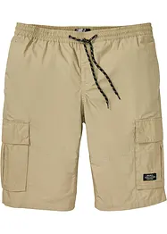 Bermuda cargo coupe confort avec taille élastiquée, Regular, bonprix