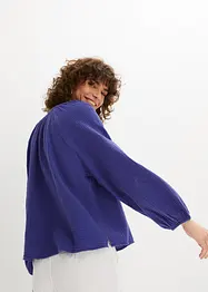 Blouse oversize en gaze de coton, bonprix