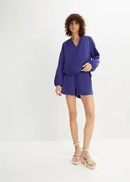 Blouse oversize en gaze de coton, bonprix