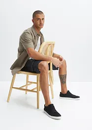 Bermuda en jean cargo, coupe loose, bonprix