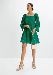 Robe à broderie ajourée, bonprix