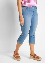 Lot de 2 jeans slim, taille moyenne, longueur genou, bonprix