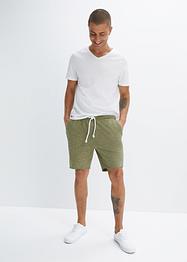 Lot de 2 shorts en sweat avec bordure roulottée, Regular Fit, RAINBOW