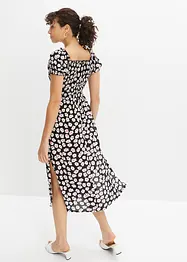 Robe imprimée avec smock, bonprix