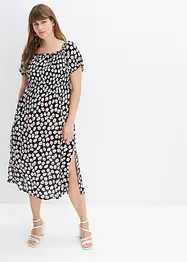 Robe imprimée avec smock, bonprix