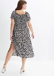 Robe imprimée avec smock, bonprix