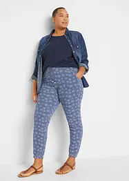 Pantalon en jersey avec imprimé, bonprix