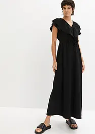 Robe longue à volant, bonprix