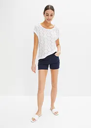 T-shirt à broderie anglaise, bonprix