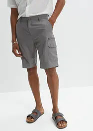 Bermuda cargo microfibre confortable en polyamide, Regular Fit, bonprix