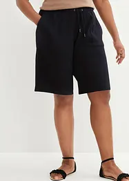 Short en molleton avec taille élastique et poches, bonprix