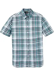 Chemise manches courtes en crépon de coton confort pour le ventre, bonprix