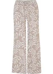 Pantalon palazzo imprimé en viscose, bonprix