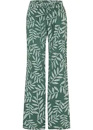 Pantalon palazzo imprimé en viscose, bonprix