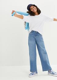 T-shirt fille avec manches bouffantes, bpc bonprix collection