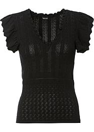T-shirt en maille ajourée, BODYFLIRT