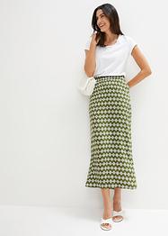 Jupe en viscose imprimée, bpc selection