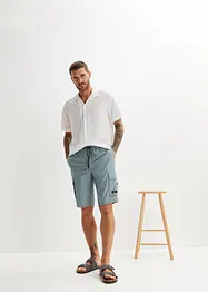 Bermuda cargo coupe confort avec taille élastiquée, Regular, bonprix