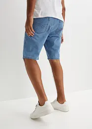 Bermuda en jean avec taille élastiquée sur les côtés, Classic Fit, bonprix