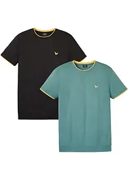 Lot de 2 t-shirts coupe confort, bonprix