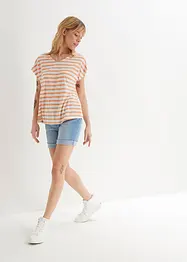 Bermuda en jean, taille mi-haute, bonprix