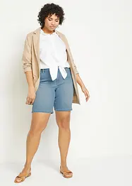 Bermuda en jean, taille mi-haute, bonprix