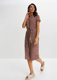 Robe-chemise à pois, bonprix