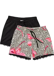 Lot de 2 shorts de pyjama, bonprix