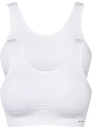 Lot de 2 brassières sans coutures Feel Comfort, bonprix