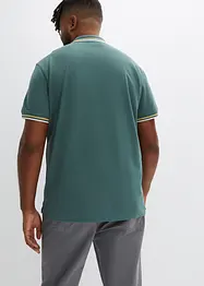 Lot de 2 polos en maille piquée 100% coton, bonprix