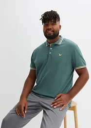 Lot de 2 polos en maille piquée 100% coton, bonprix