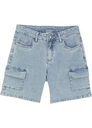 Bermuda cargo en jean fille, John Baner JEANSWEAR